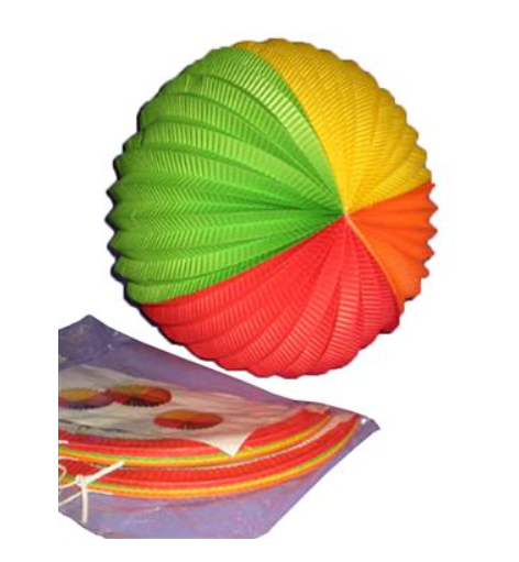 Lanternes Papier par 3