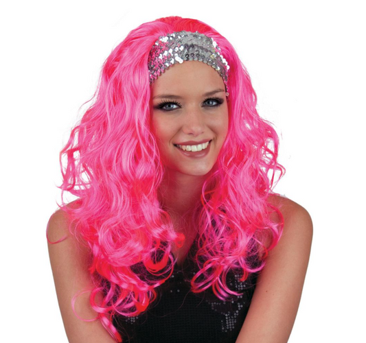 Perruque rose