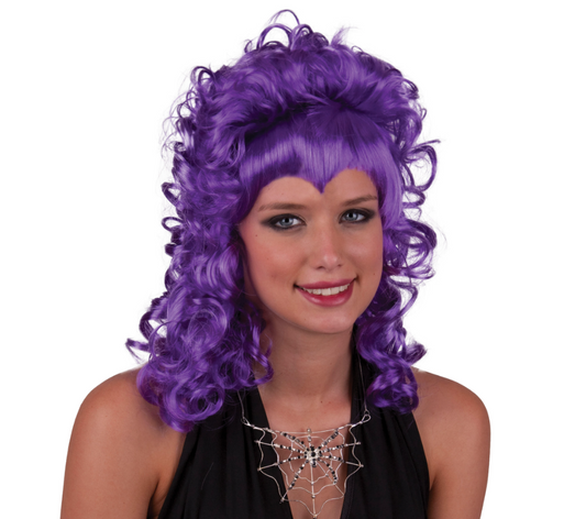 Perruque gothique violet
