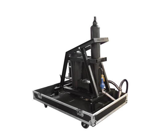 Canon à eau flight-case