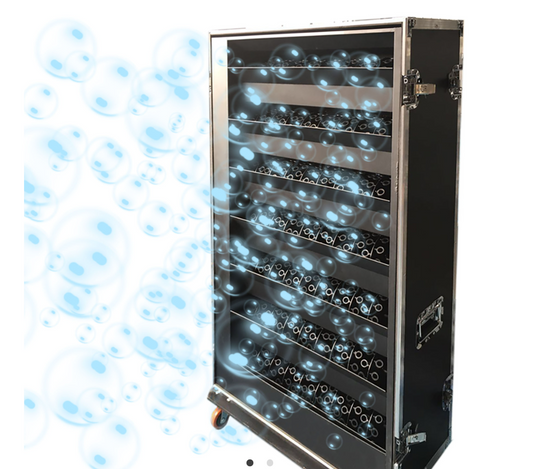Mega machine à bulles en flightcase