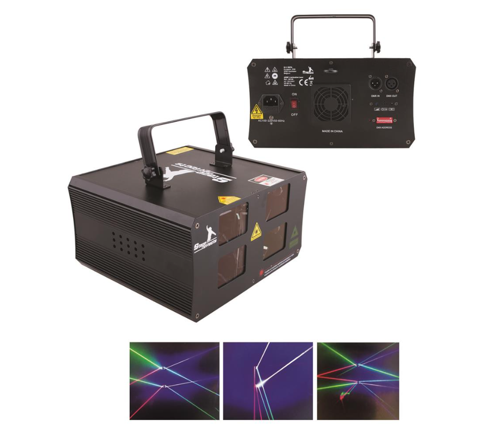 Laser d'animation RVB 800 MW