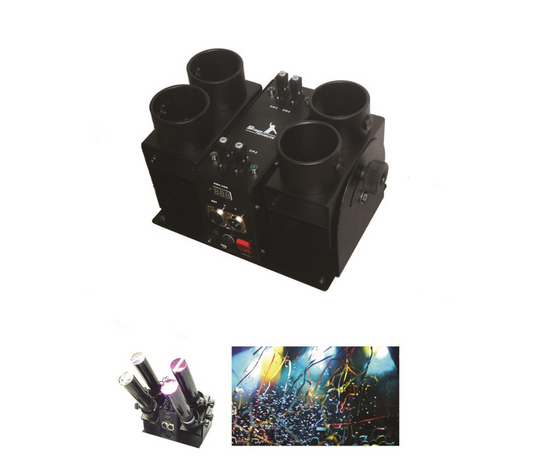 Lanceur de confettis à 4 têtes