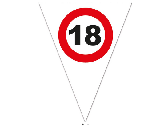 Fanions d'anniversaires 18 ans
