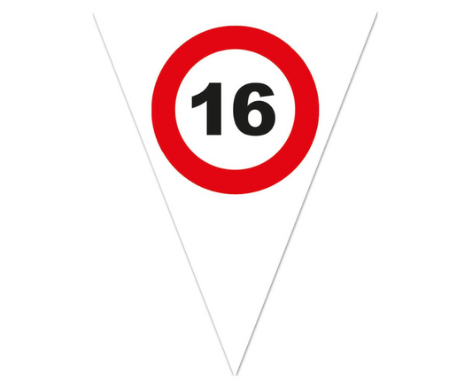 Fanions d'anniversaires 16 ans