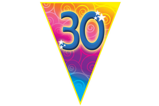 Fanions d'anniversaires 30 ans