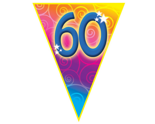 Fanions d'anniversaires 60 ans