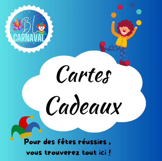 Carte cadeau BL CARNAVAL