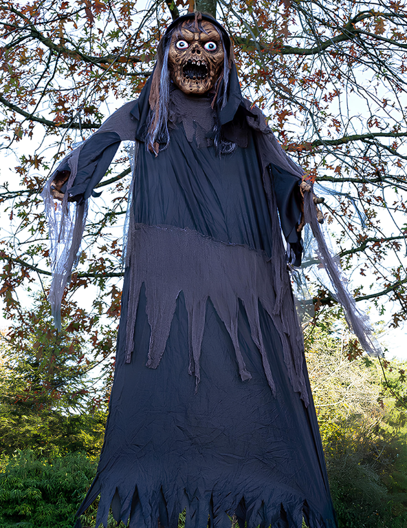 Décoration Halloween Sorcière Zombie Suspendu 350cm