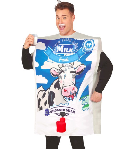 Déguisement brique de lait humoristique adulte