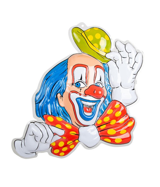 Décoration de clown 50x50cm
