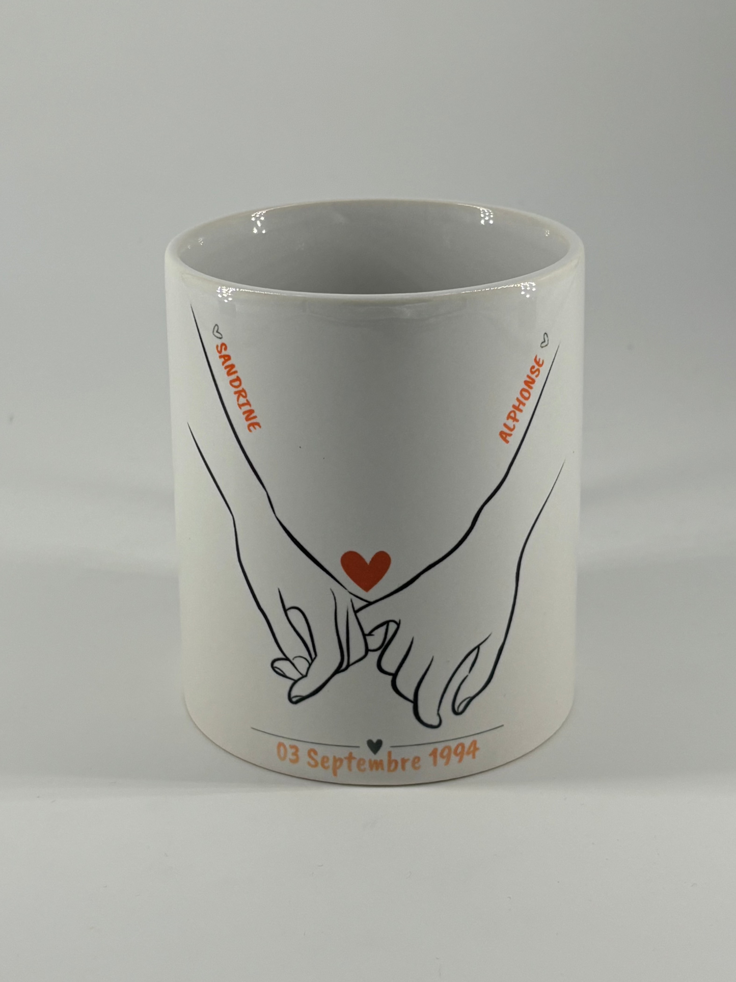 Tasse d'amour personnalisable