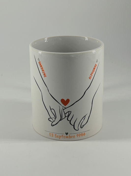 Tasse d'amour personnalisable