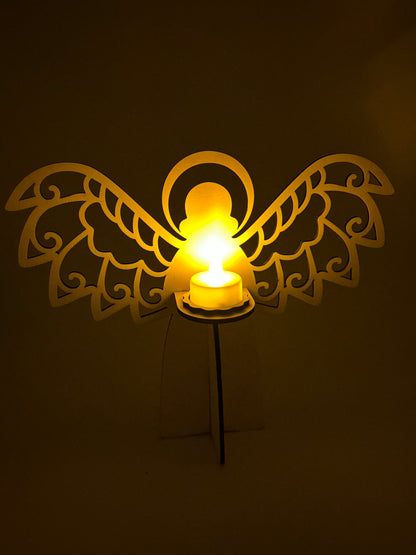 Décoration d'ange illuminé