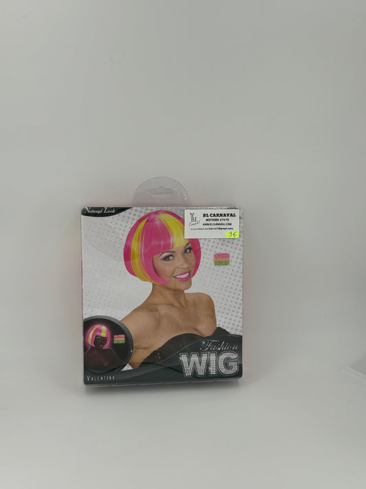 Perruque fluo