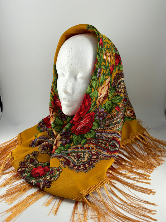 Foulard à franges
