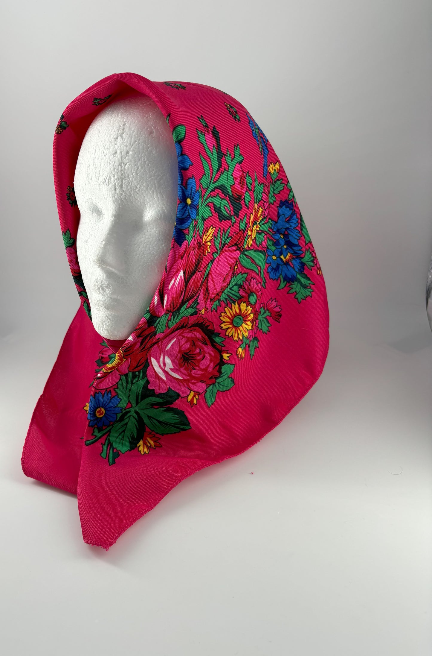 Foulard rose foncé