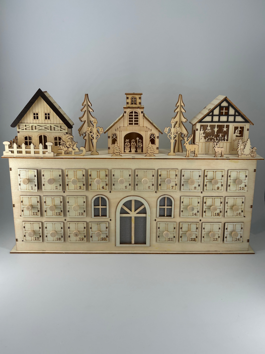 Calendrier de l'Avent lumineux Maison