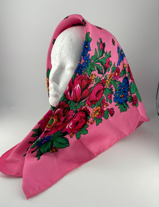 Foulard rose