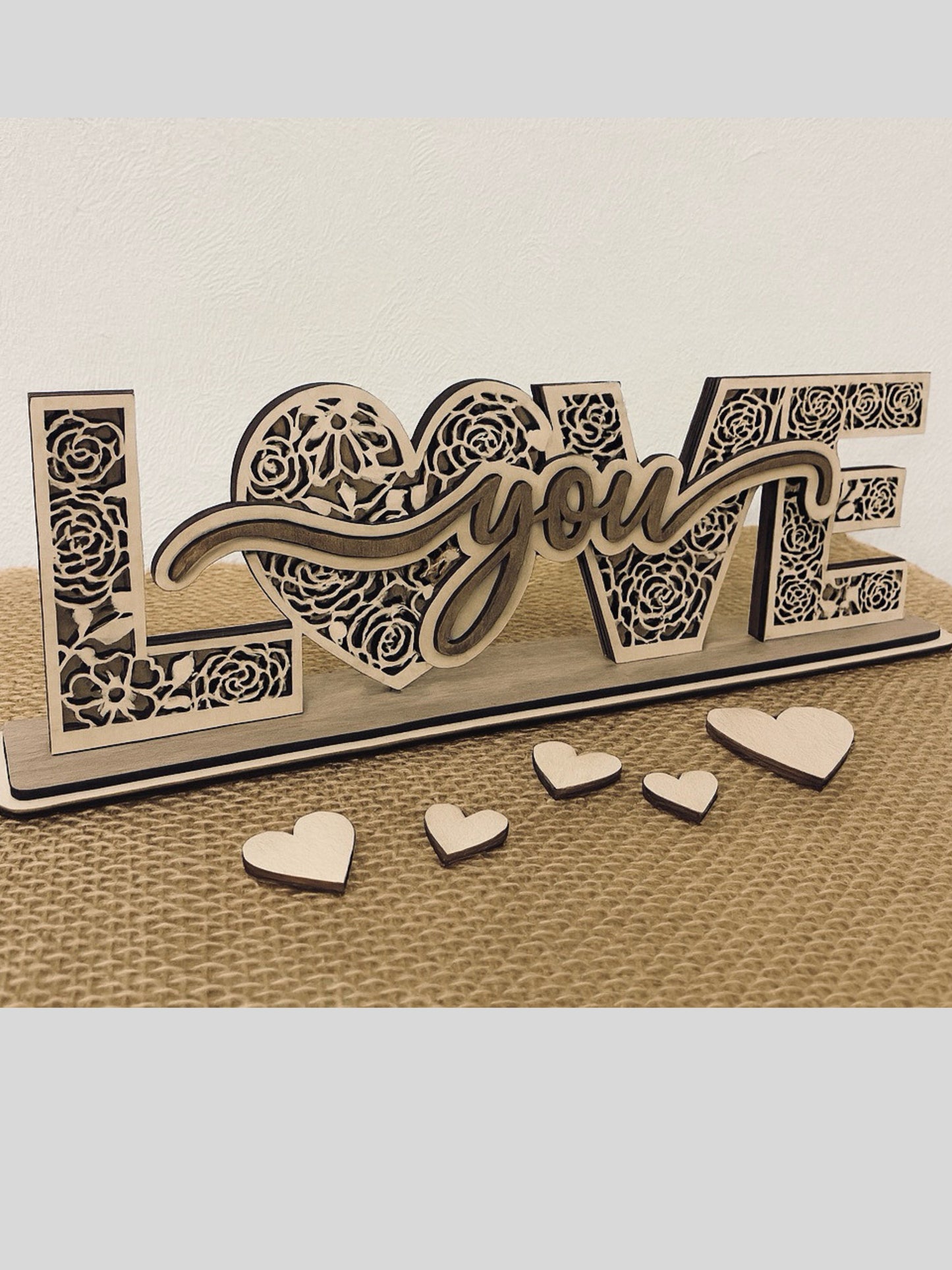 Love you personnalisable en bois