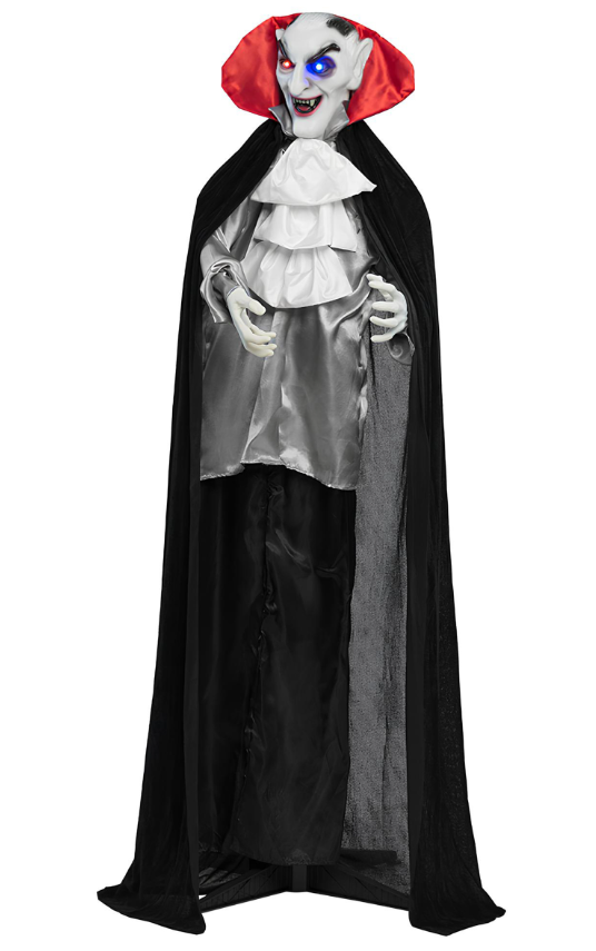 Décoration animée sonore et lumineuse Vampire Souriant 165 cm