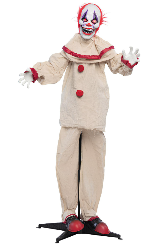 Décoration animée Clown Effrayant 153 cm