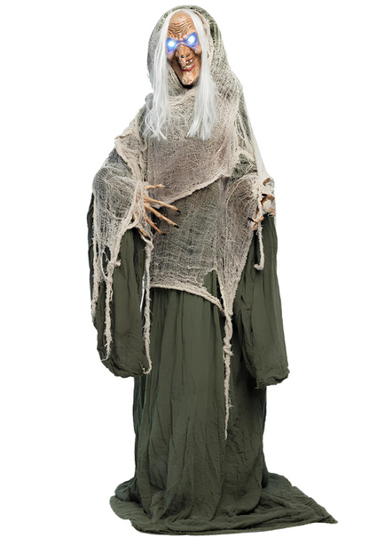 Décoration animée sonore et lumineuse Sorcière Andromeda 153 cm