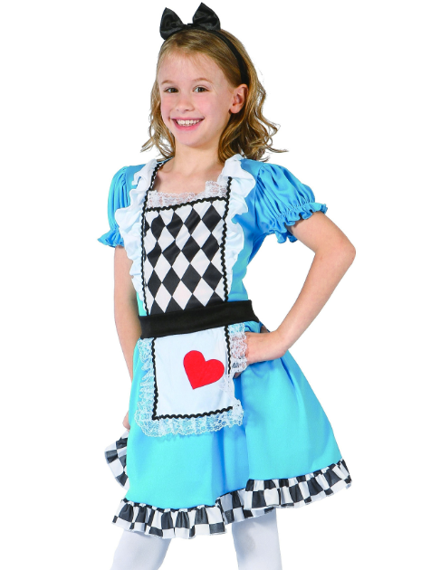 Déguisement Alice de coeur fille