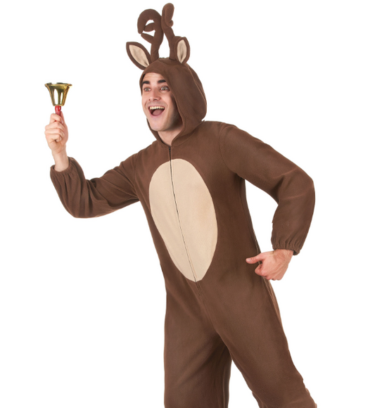 Combinaison à capuche renne homme