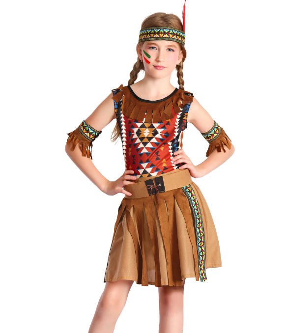 Déguisement indienne fille