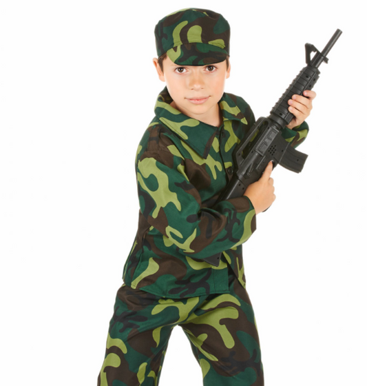 Déguisement militaire camouflage garçon