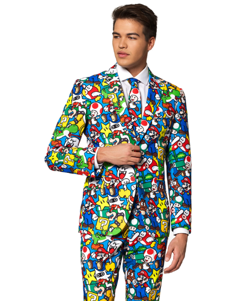 Costume Mr. Super Mario™ adulte Opposuits™
