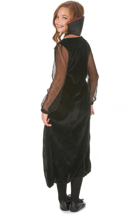 Déguisement Vampire satiné fille