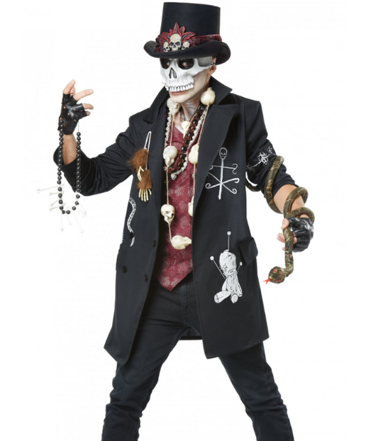 Déguisement de prêtre vaudou luxe homme