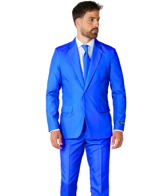 Costume Mr. Solid bleu homme Suitmeister™