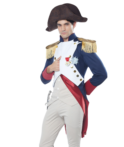 Déguisement empereur Français Napoléon luxe homme