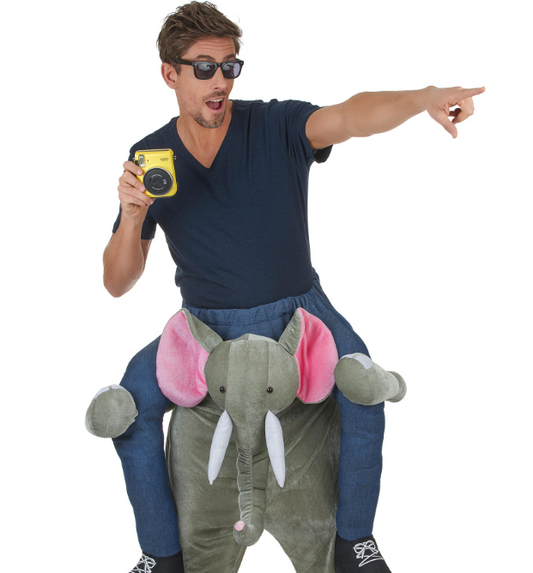 Déguisement homme à dos d'éléphant adulte