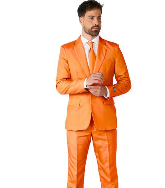 Costume Mr. Solid orange homme Suitmeister™