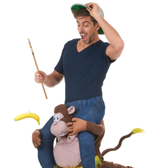 Déguisement homme à dos de singe adulte