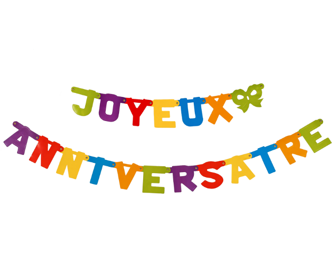 Guirlande joyeux anniversaire