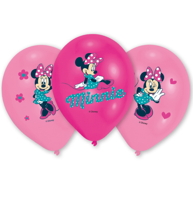 6 Ballons en latex Minnie™
