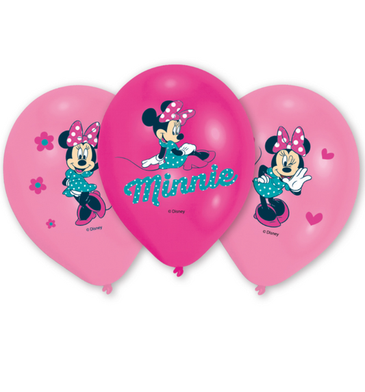 6 Ballons en latex Minnie™
