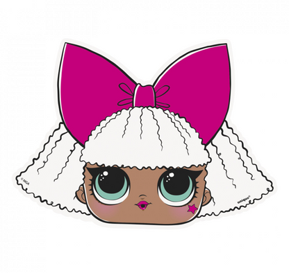 8 Cartons d'invitation LOL Surprise™ 10 x 14 cm