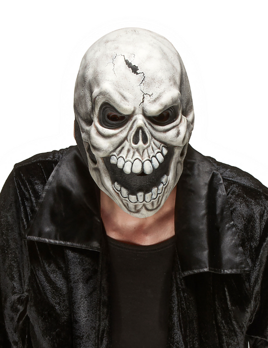 Masque latex crâne effrayant adulte Halloween