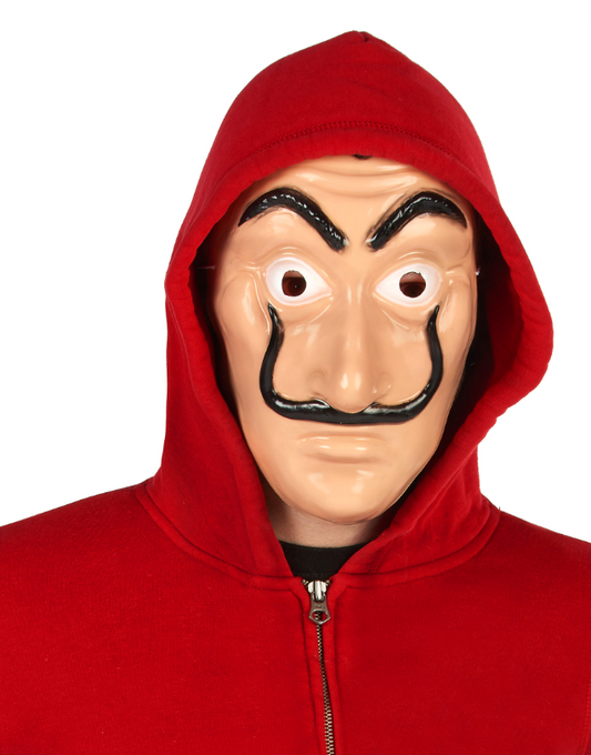 Masque voleur rouge adulte