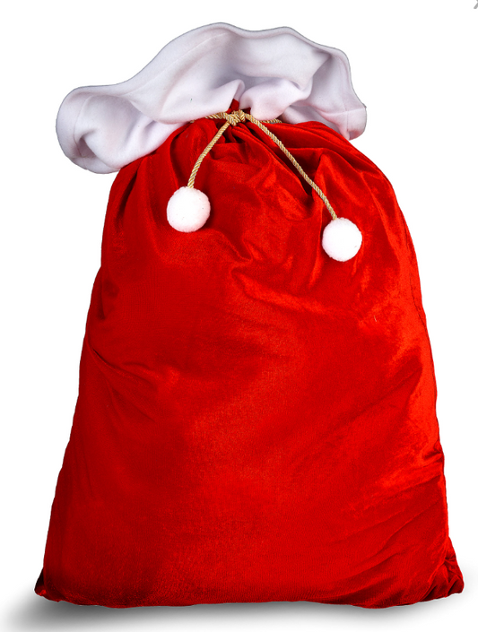 Hotte rouge Père Noël