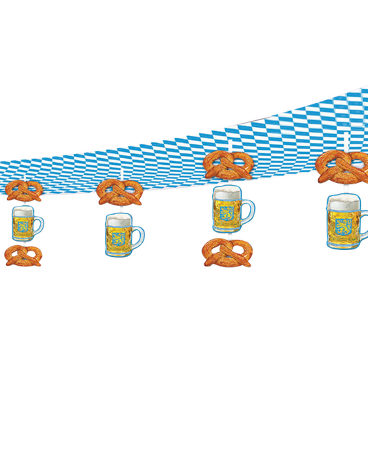 Suspensions bières et bretzels fête de la bière