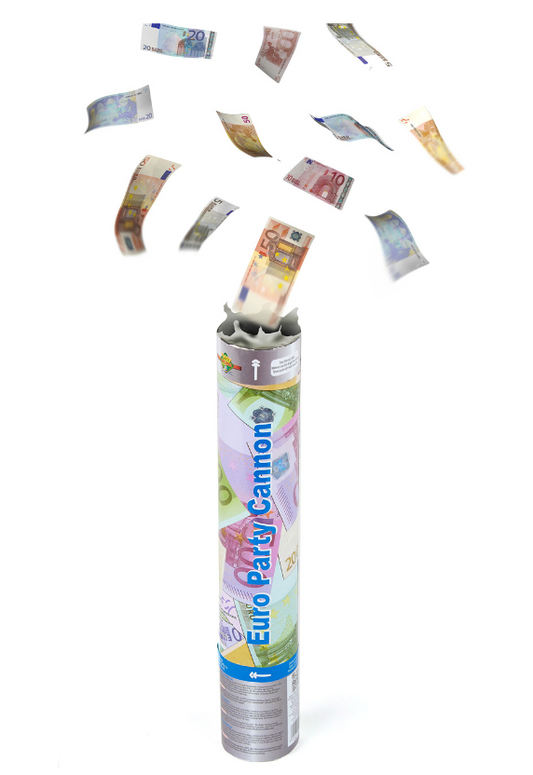 Canon à confettis billets 20 cm