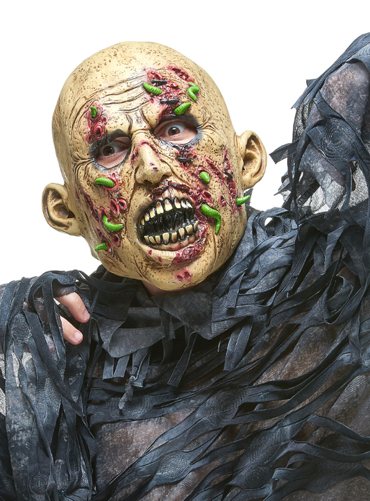 Masque latex zombie putréfié adulte