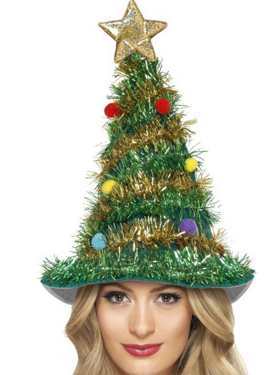Chapeau sapin décoré adulte Noël